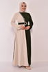 Belt Kleid Creme ASM2549 - Thumbnail