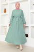 Belt Kleid END5555 Mint - Thumbnail