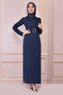 Belt Kleid Indigo ASM2558 - Thumbnail