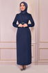 Belt Kleid Indigo ASM2558 - Thumbnail