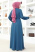 Belt Kleid MSL202 Indigo - Thumbnail