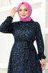 Belt Kleid MSL215 Saks - Thumbnail