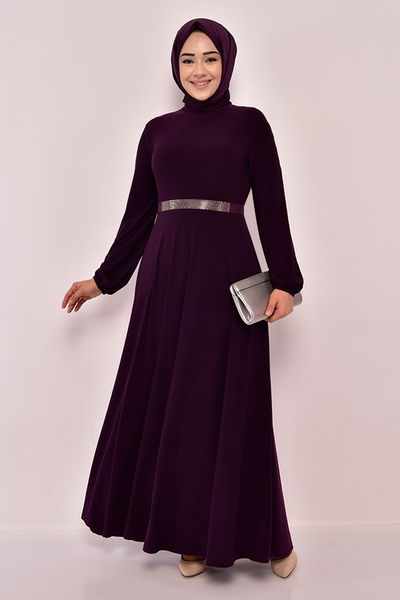 ASM - Belt Kleid Purpur ASM2582