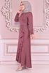 Belt Kleid Rose Kurusu KBR5078 - Thumbnail