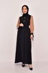 Belt Kleid Schwarz USL5003 - Thumbnail