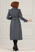 Belt Trenchcoat Anthrazit END5069 - Thumbnail