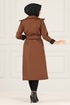 Belt Trenchcoat Braun END5069 - Thumbnail