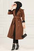 Belt Trenchcoat Braun END5069 - Thumbnail