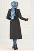 Belt Trenchcoat Schwarz END5069 - Thumbnail