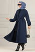 Belted Coat Indigo END5092 - Thumbnail