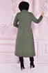 Belted Coat Khaki END5172 - Thumbnail