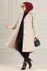 Belted Coat MSS5066 Beige - Thumbnail