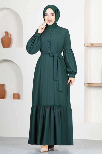 ASM - Belted Dress ASM2665 Emerald