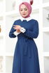 Belted Dress ASM2687 Indigo - Thumbnail