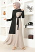 Belted Dress ASM2692 Black - Thumbnail