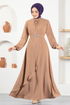 Belted Dress ASN128 Mink - Thumbnail