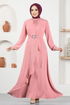 Belted Dress ASN128 Rose Kurusu - Thumbnail