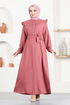 Belted Dress ASN129 Rose Kurusu - Thumbnail