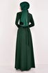 Belted Dress Emerald ASM2611 - Thumbnail