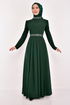 Belted Dress Emerald ASM2611 - Thumbnail