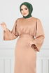 Belted Dress END5439 Latte - Thumbnail