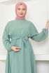 Belted Dress END5555 Mint - Thumbnail