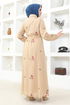 Belted Dress FSH18039 Mink - Thumbnail