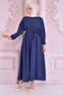 Belted Dress Indigo END5301 - Thumbnail