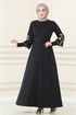 Belted Dress MSL1610 Black - Thumbnail