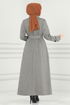 Belted Dress MSL193 Mink - Thumbnail