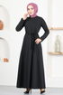 Belted Dress MSL2019 Black - Thumbnail