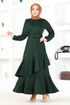 Belted Dress MSL2020 Emerald - Thumbnail