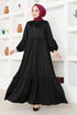 Belted Dress MSL4003 Black - Thumbnail