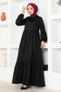 Belted Dress MSL4003 Black - Thumbnail