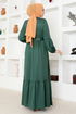 Belted Dress MSL4003 Emerald - Thumbnail