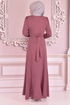 Belted Dress Rose Kurusu KBR5078 - Thumbnail