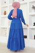 Belted Dress Saks ASM2610 - Thumbnail