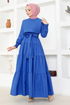 Belted Dress Saks ASM2610 - Thumbnail