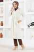 Belted Tunic TBT671 Cream - Thumbnail