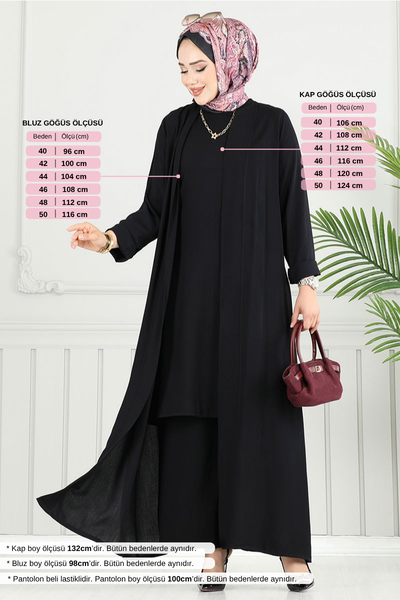 MRV B.G.S. - Bisiklet Yaka Hırkalı Takım 0342BGS895-M Siyah - 357325