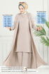 Bisiklet Yaka Hırkalı Takım 0342BGS895-M Taş - Thumbnail