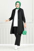 Biye Détail Hijab Équipe 1978FON1064-M Noir - Thumbnail
