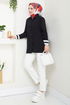 Biye Détaillé Chemise 407ÉVO1065-M Noir - Thumbnail