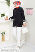 Biye Détaillé Chemise 407ÉVO1065-M Noir - Thumbnail
