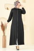 Biye Detay Ferace 831OZN1046-MS Siyah - Thumbnail