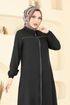 Biye Detay Ferace 831OZN1046-MS Siyah - Thumbnail