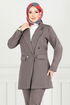 Blazer Jacket Suit 3803MP930-M Anthracite - Thumbnail
