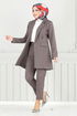 Blazer Jacket Suit 3803MP930-M Anthracite - Thumbnail