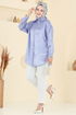 Blouses and Shirts 5296NFC1010-MS Baby Blue - Thumbnail