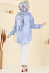 Blouses and Shirts 5296NFC1010-MS Baby Blue - Thumbnail
